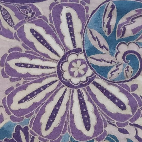 Liz&Co. Cap sleeve cotton top. - Picture 3 of 7